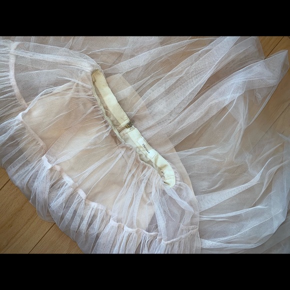 Honey beige/light pink tulle skirt - Picture 3 of 4